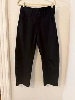 Y's Cotton Twill Pants (XS - BLACK)